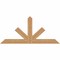 Ekena Millwork Saratoga Timber Gable Bracket, Western Red Cedar, 72"W x 33"H x 1 1/2"D x 5 1/2"F, 11/12 Pitch GBW072X33X0206SAR00SWR - alternate 1